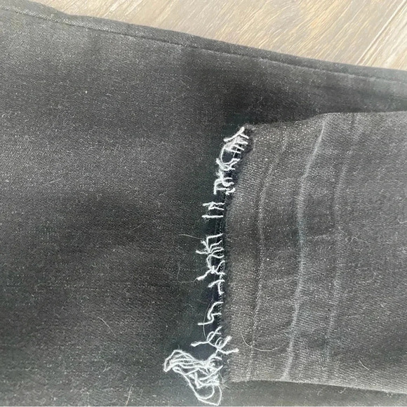 Spanx Women’s XS/TP Vintage Distressed Ankle Skinny Jeans Black Jegging NEW NWT - Picture 3 of 8